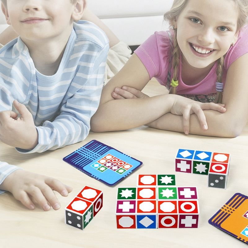 Juego de cubos de madera Matching Talent