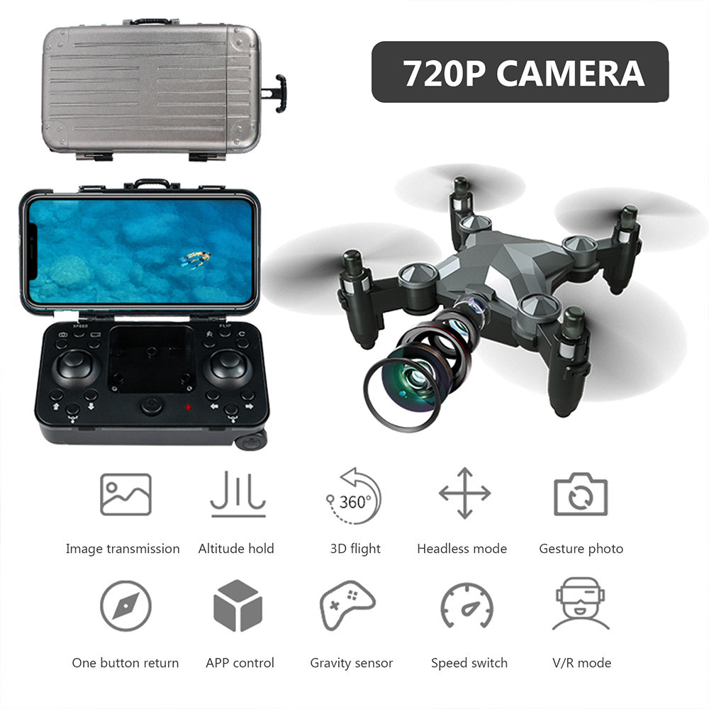 2.4GHz Radio Control Toys Drone Folding FPV WIFI Camera