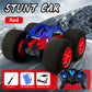 2.4G DIY Sponge Tire RC Stunt Car Toys 360 Rotation LED Light