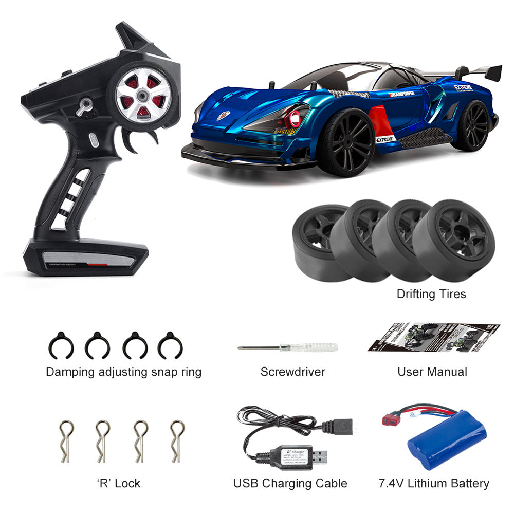 2.4GHz 1/16 Hobby Grade RC Rally Cars