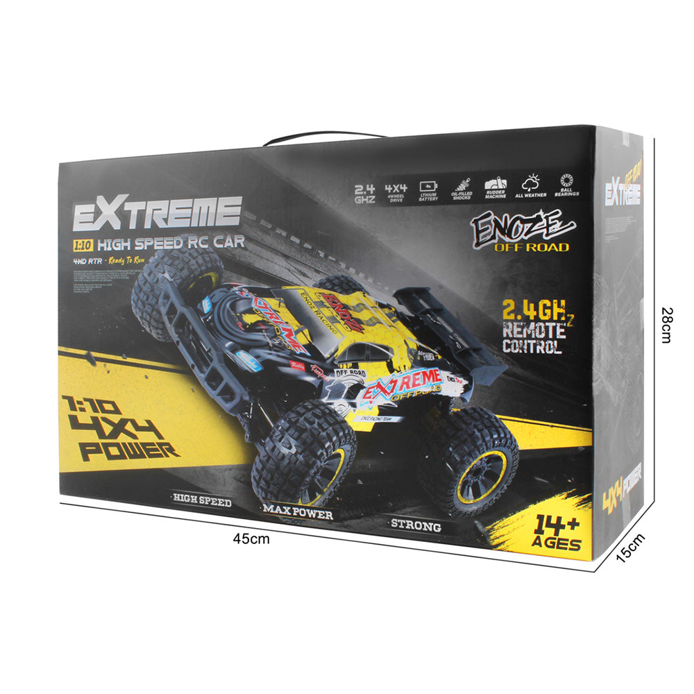 2.4G 1/10 4WD RC Car de alta velocidad 4X4 Piranha