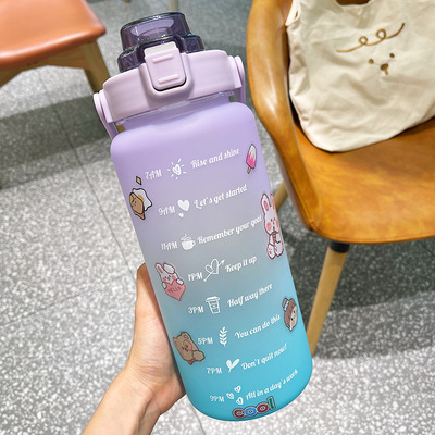 Botella Motivacional 2 L Stickers