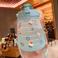Botella Motivacional 1.5 L Stickers  Redonda
