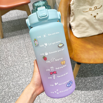 Botella Motivacional 2 L Stickers